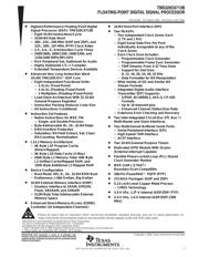 TMS320C6701GJC167 datasheet.datasheet_page 1