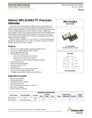 MPL3115A2R1 数据规格书 1
