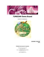 71M6534-IGTR/F 数据规格书 1