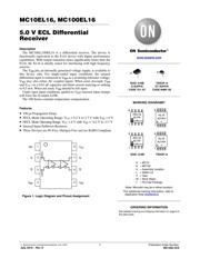 MC100EL16DR2 数据规格书 1