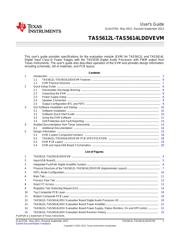 TAS5614LADDVEVM 数据规格书 1