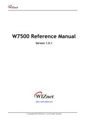 W7500 数据规格书 1