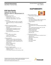 MK22DX128VLF5 数据规格书 1