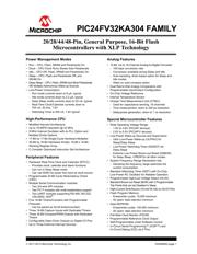 PIC24FV16KA302-E/SP 数据规格书 1