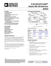 AD7652ACP 数据规格书 1