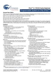 CY8C3666AXI-200 datasheet.datasheet_page 1