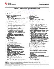 OMAP3503 datasheet.datasheet_page 1