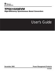 TPS54160DGQ 数据规格书 1