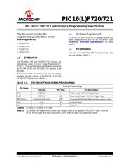PIC16LF720-E/P 数据规格书 1