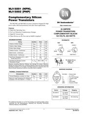 MJ15001 datasheet.datasheet_page 1
