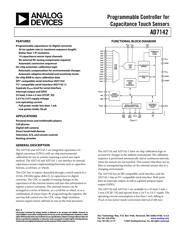 AD7142ACPZ datasheet.datasheet_page 1