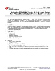 TPS40140EVM-003 数据规格书 2