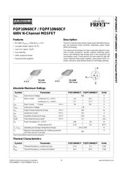 FQPF10N60CF datasheet.datasheet_page 1