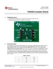 TXB0302EVM 数据规格书 1
