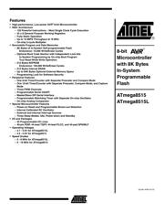 ATMEGA8515L-8AU 数据规格书 1
