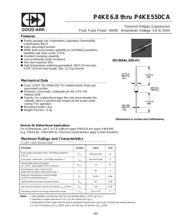 P4KE100 数据规格书 1