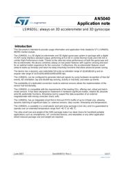 LSM6DSL 数据规格书 1