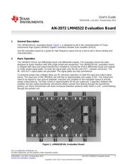 LMH6522EVAL/NOPB datasheet.datasheet_page 1