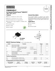 FDB86102LZ datasheet.datasheet_page 1