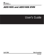ADS1606EVM 数据规格书 1