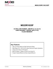 MX25R1635FM1IL0 datasheet.datasheet_page 1