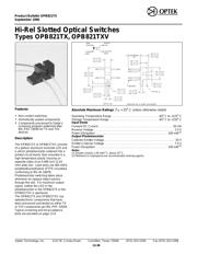 OPB821TX datasheet.datasheet_page 1