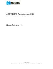 NRF24LE1-F16Q24-DK 数据规格书 1