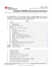 TPS92561EVM-001 数据规格书 1