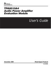 TPA6010A4EVM 数据规格书 1