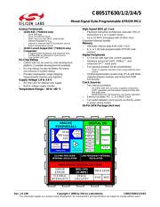 C8051T630-GM 数据规格书 1