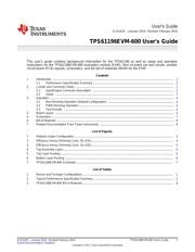 TPS61196EVM-600 数据规格书 1