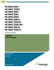 MC68HC705B16CFN 数据规格书 1