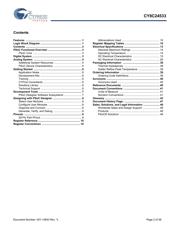 CY8C24533-24PVXI datasheet.datasheet_page 2