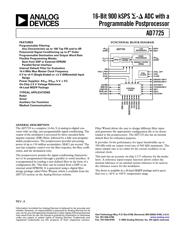 AD7725BS 数据规格书 1