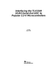 TLV1549IDR 数据规格书 1