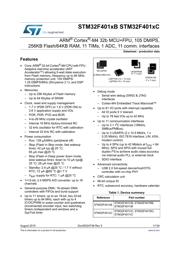 STM32F401CCU6 数据规格书 1