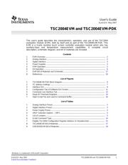TSC2005EVM Datasheet PDF page 1