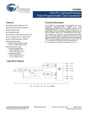 CY22050KFI datasheet.datasheet_page 1