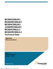 MCR908JK3CDWE 数据规格书 1