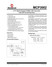 MCP3002-I/P 数据规格书 1