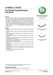 LC75813T 数据规格书 1