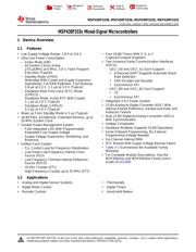 MSP430F5336IPZ 数据规格书 1