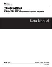 TLV320AIC21CPFB datasheet.datasheet_page 1