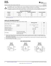 OPA378AIDCKT 数据规格书 2