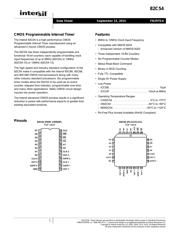 CS82C54-10Z 数据规格书 1