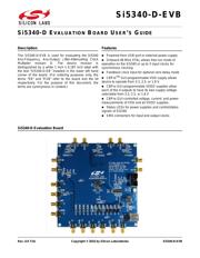 SI5340-D-EVB 数据规格书 1