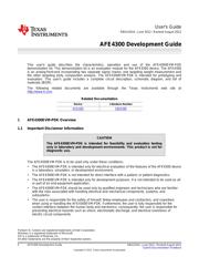 AFE5818EVM datasheet.datasheet_page 4