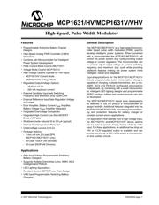 MCP1631-E/ML 数据规格书 1
