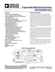 ADIS16260 datasheet.datasheet_page 1