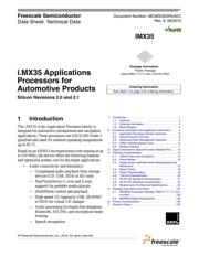 MCIMX355AJQ5C 数据规格书 1